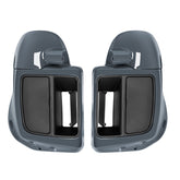 HR3 Apple Green / Gunship Gray Vented Lower Fairing Kit For Harley Touring models 2014-2024